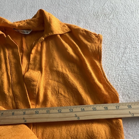 Zara Womens‎ Jumper XS Romper Casual Jumpsuit Y2K Boho Wide Leg Comfort Festival - Picture 7 of 9